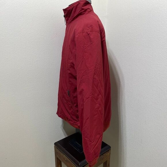 Vintage LL Bean Men's Red Zip-Up Bomber Jacket Size XL - Picture 4 of 10